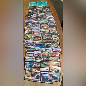 Vintage Muscle Cards Car Trading Cards Collection, set of 84 plus 3